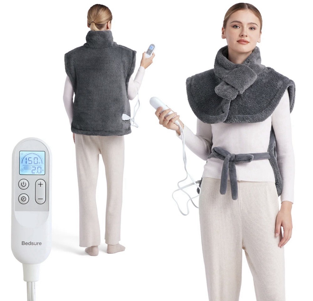 Bedsure Heating Pad 24X34 Grey OPENBOX