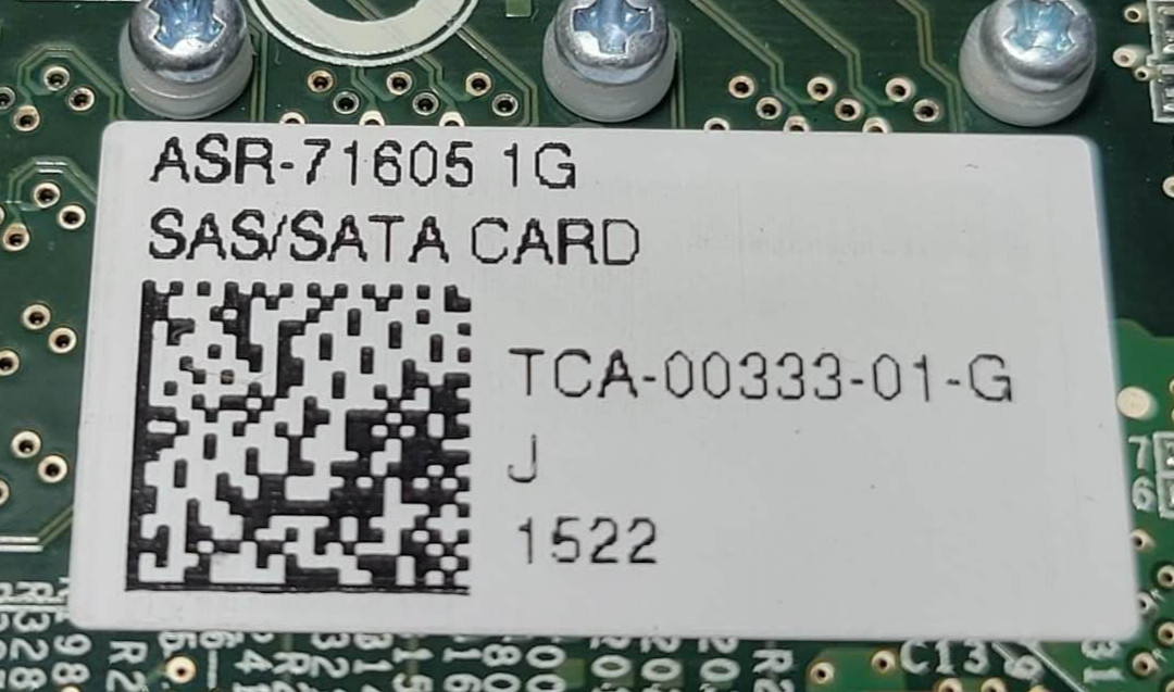 ADAPTEC ASR-71605 16-PORT 6GBPS SAS/SATA RAID CONTROLLER CARD LOW PROFILE