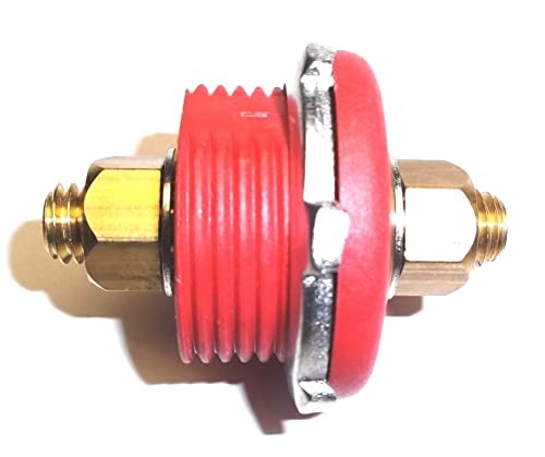 Fastronix Thru Panel Battery Terminal Connector Red
