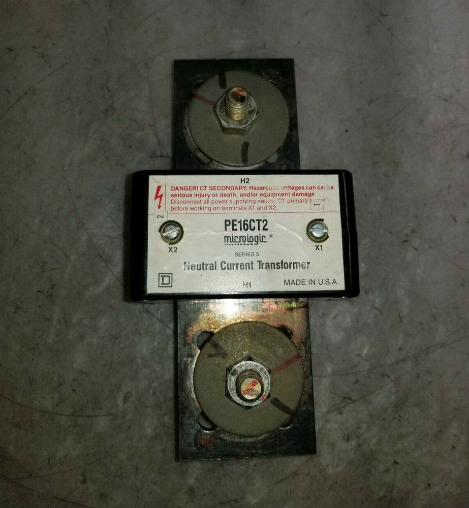 SQUARE D MICROLOGIC NEUTRAL CURRENT TRANSFORMER PE16CT2