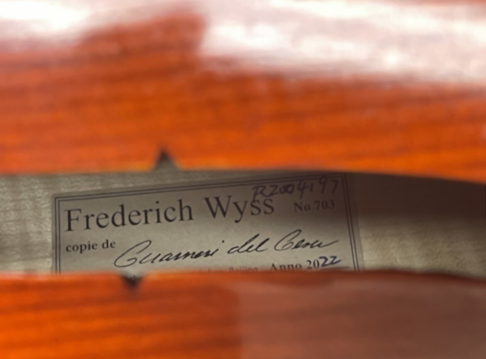Frederich Wyss cello