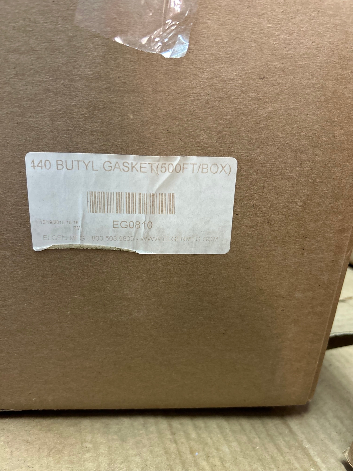 440 BUTYL Gasket Tape - 500ft/Case - High Quality Gray Butyl, UL 723 Listed