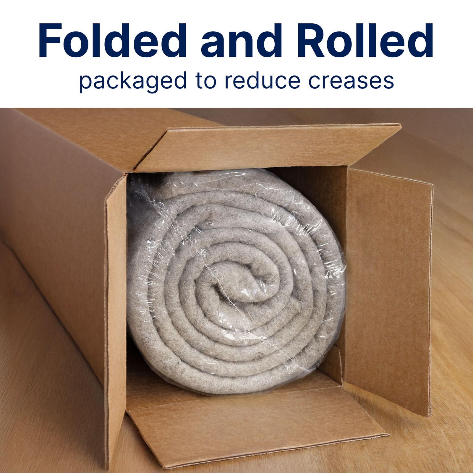 RUGPADUSA - Eco-Plush - 100% Felt - Premium Cushioning Rug Pad