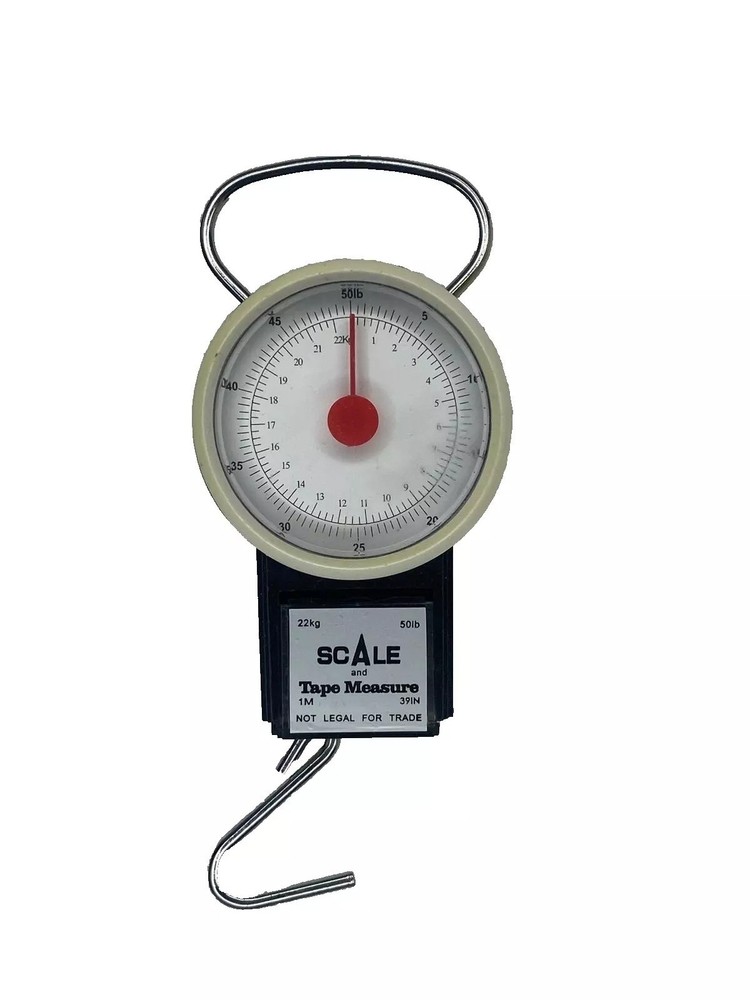 Eagle Claw Dial Fish Scale 50lb Chrome Handle Limit Multicolor Size OS NEW