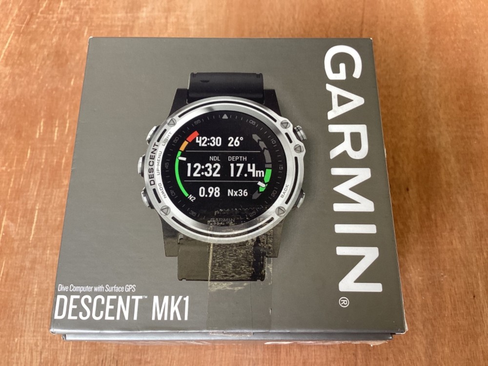Garmin Descent MK1 Dive Computer with Surface GPS - Silver - Used