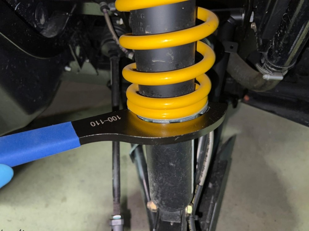 Coilover Spanner Wrench Set Universal Shock Absorber Suspensions Adjustment Tool