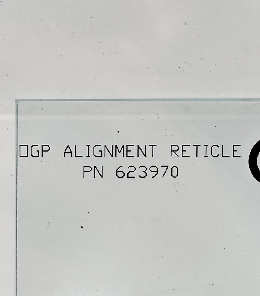 DGP Alignment Reticle 623970 Calibration/Alignment Reticle