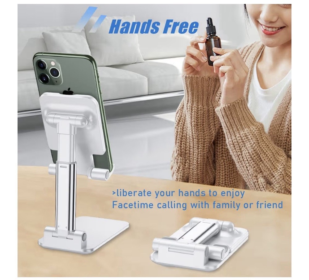 Cell Phone Stand, Angle Height Adjustable Cell Phone Holder
