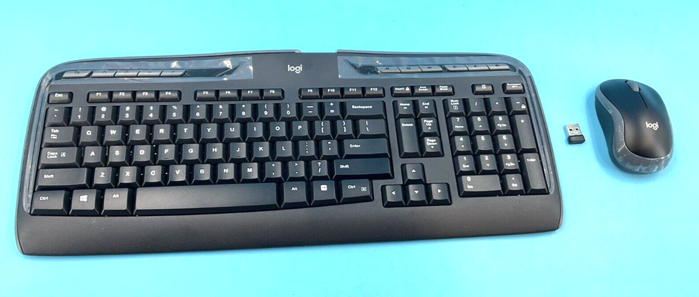Logitech Desktop MK320 Wireless Keyboard & Mouse Black 920-002836 ❤️✅❤️✅