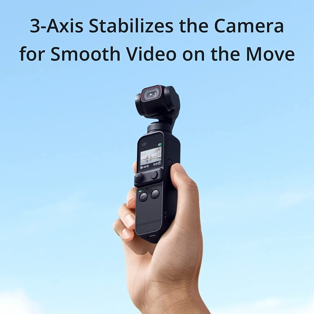 DJI Osmo Pocket 2 Handheld Gimbal Stabilizer 3-Axis 4K Camera