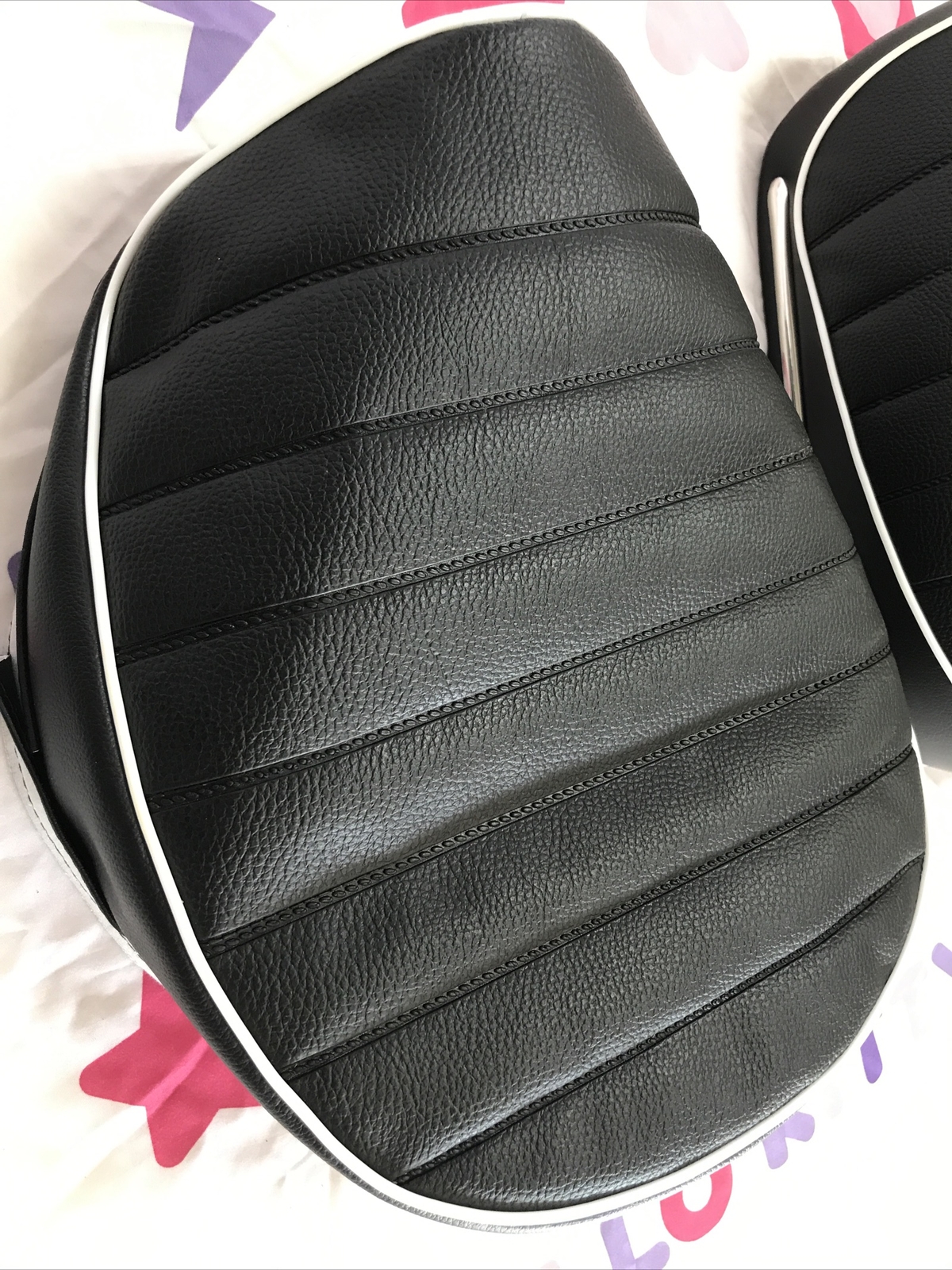 HONDA CT90 SEAT COVER TRAIL 90 SEAT COVER 1969 TO 1971 MODEL SILVER LOGO (H*-33)