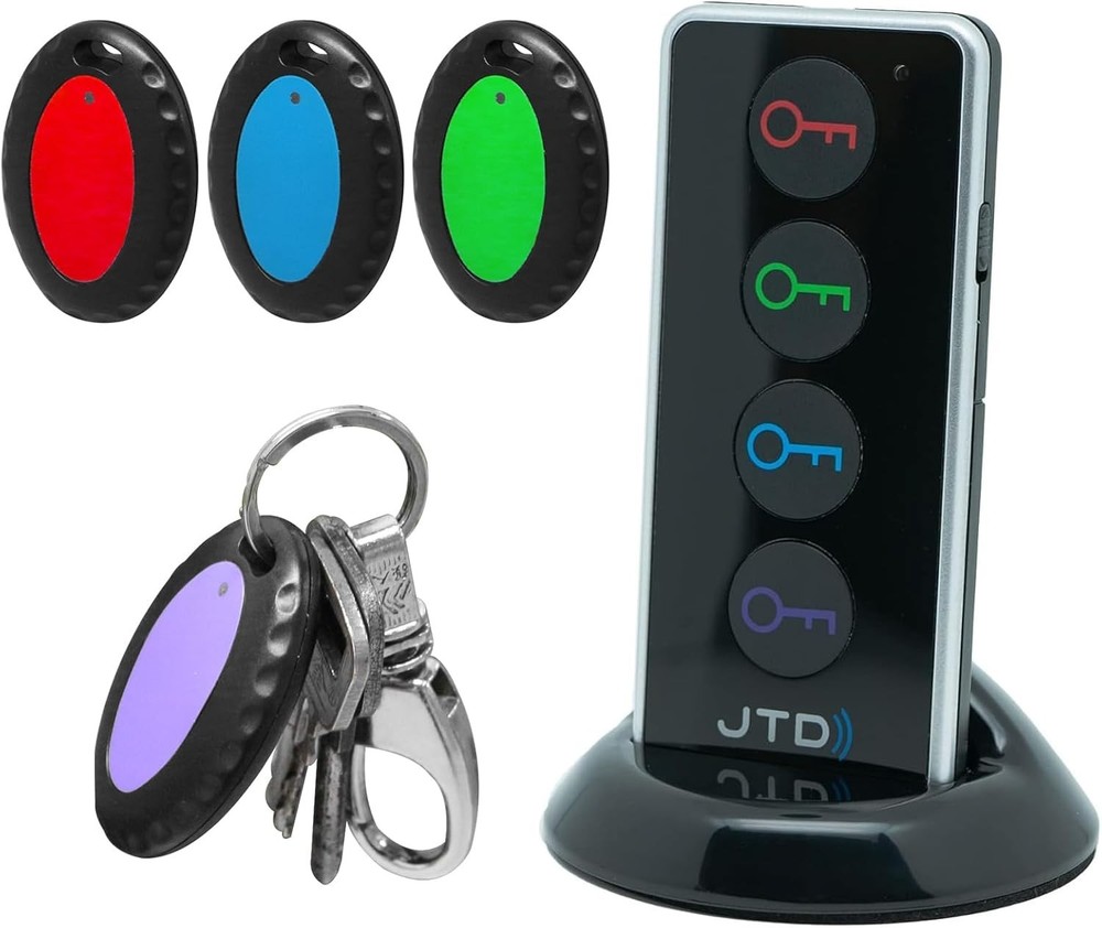 Effortless 100dB Key Finder with 4 Receivers - Long Range Locator Solution
