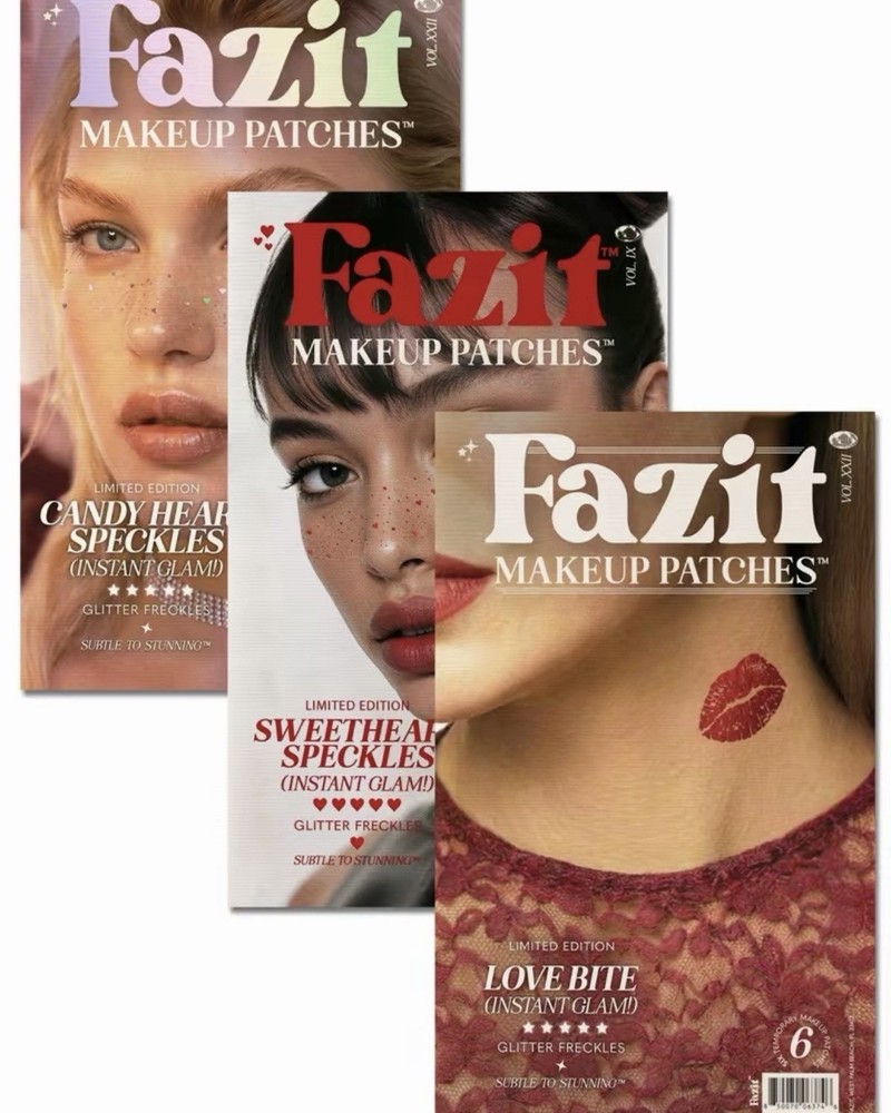 Fazit Sabrina Bundle 4pk Makeup Patches Temporary Eye Makeup