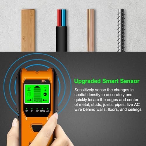 Stud Finder Wall Scanner, 5 in 1 Multifunction Stud Locator with Upgraded