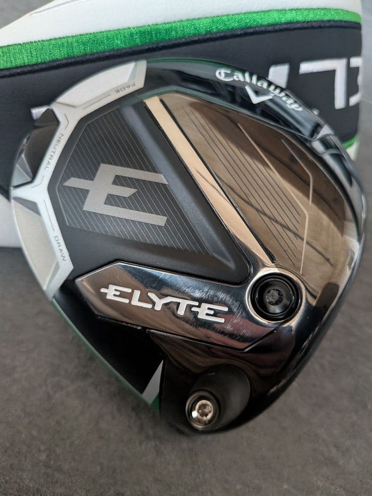 Callaway ELYTE Driver 9deg RH Head Only head Cover Used
