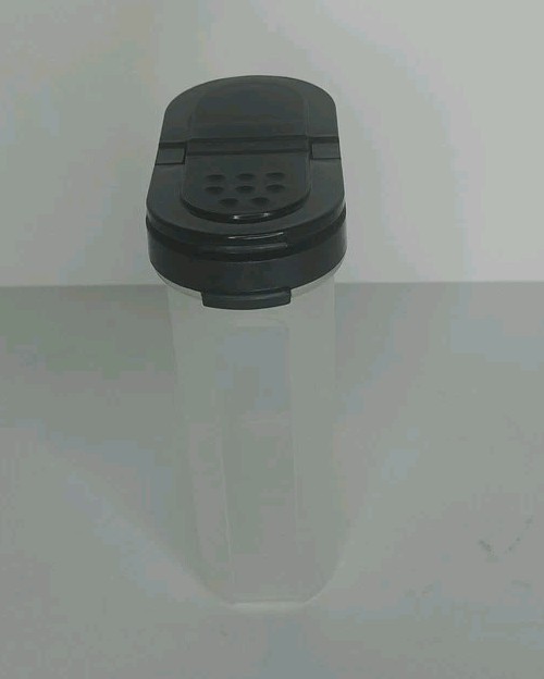Tupperware Large Spice Shaker with Black Lid