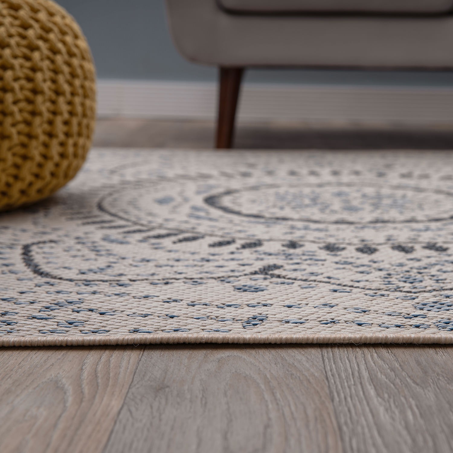 Rugshop Outdoor Rug Portia Oriental Medallion Indoor/Outdoor Area Rug Patio Rugs