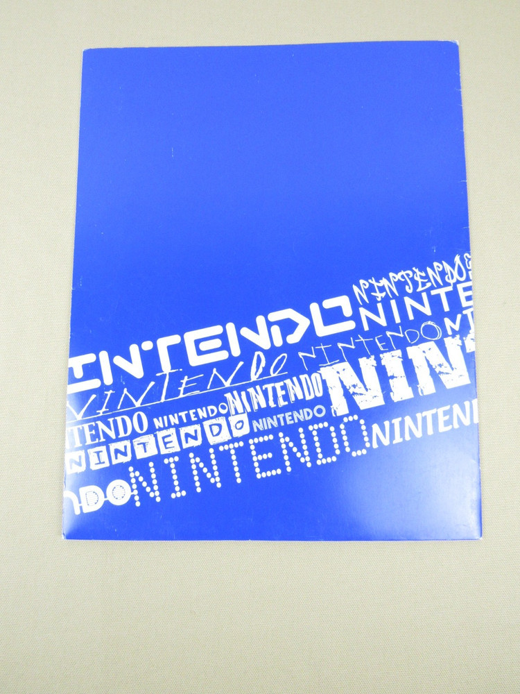 Nintendo 2 Pocket Folder 2004 *Rare* *Vintage* Embossed