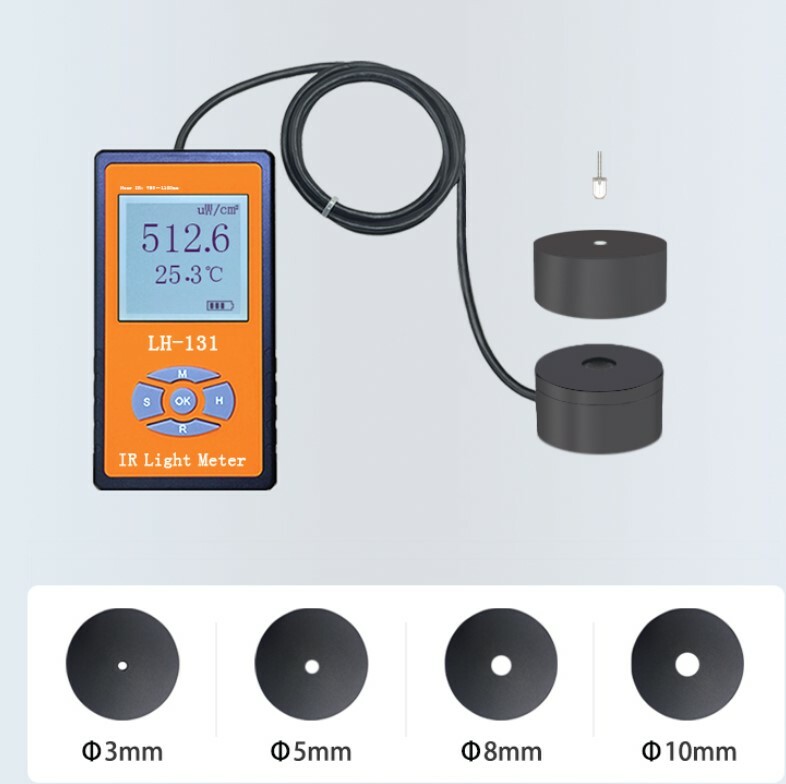 LH-131 IR Light Meter Infrared Light Irradiance Power Meter 3000W/m² 760~1100nm