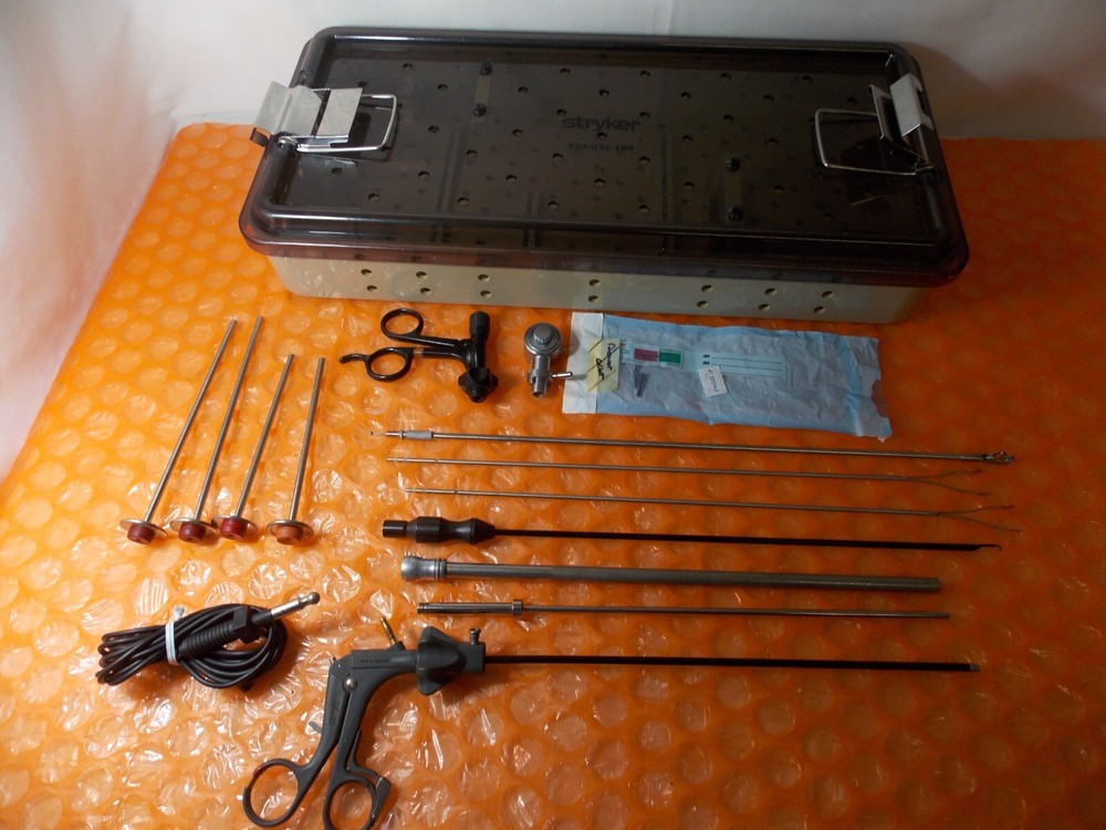 Stryker Multifunction Laparoscopic Forceps set with tray (LAM-2682)