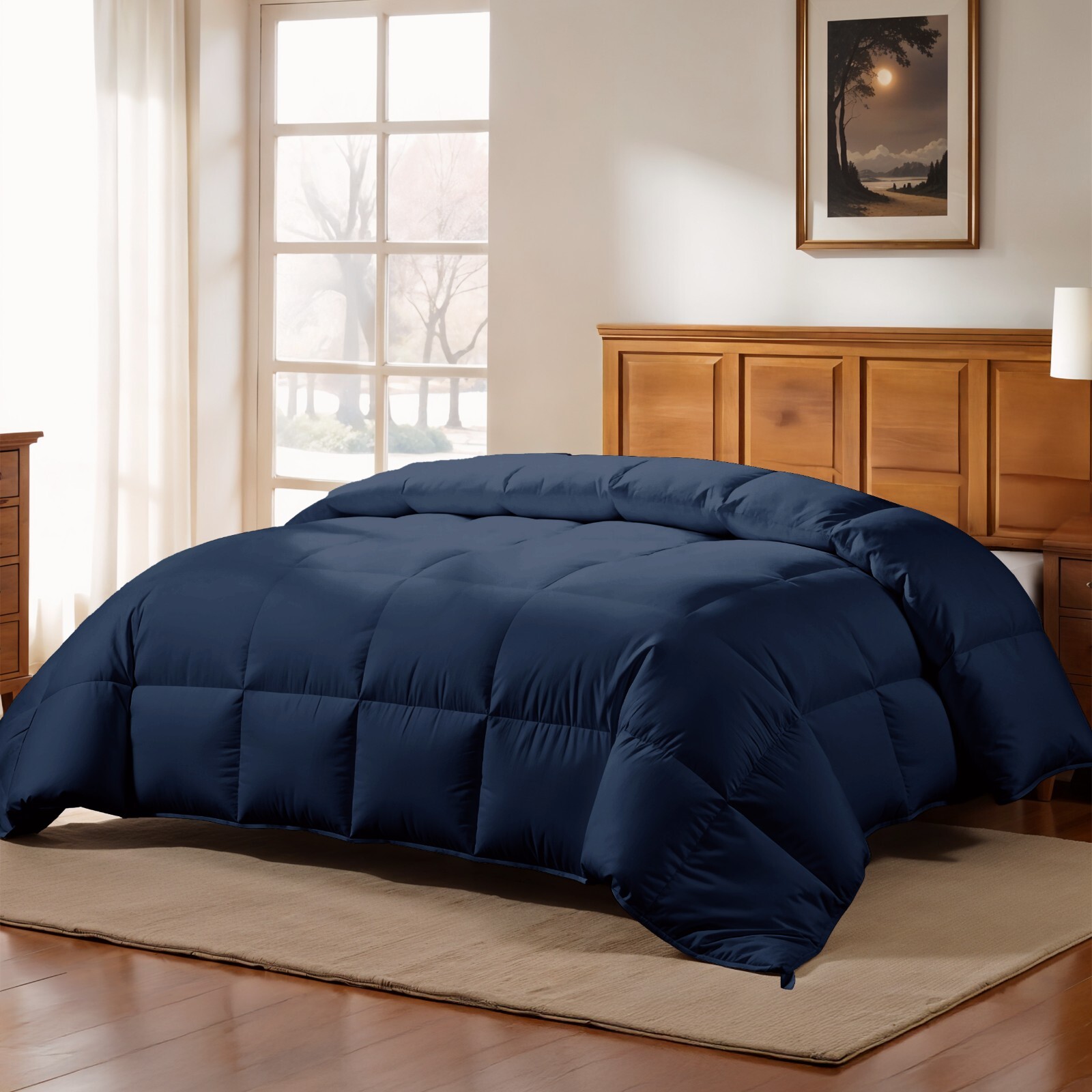 Luxury Bedding Comforter Duvet Insert With Corner Tab King Queen Size All Season