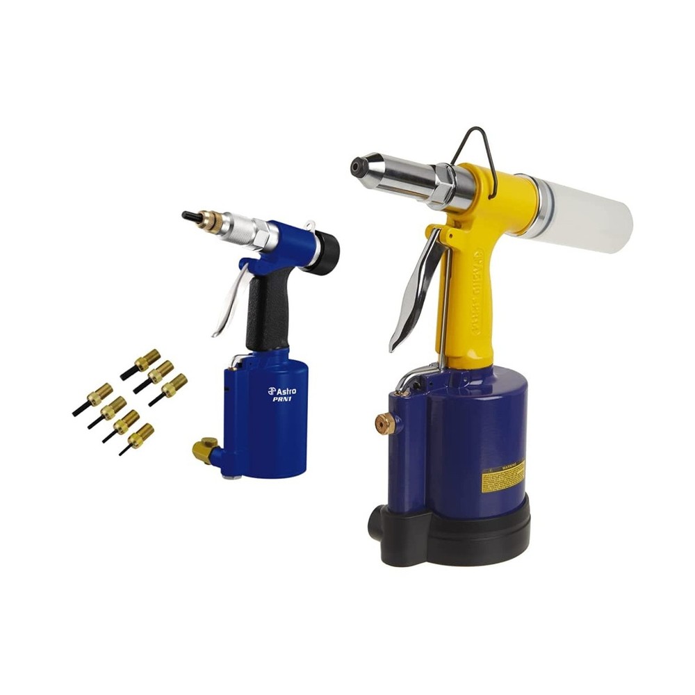 Pneumatic Tool PRN1 3/8" Capacity Pneumatic Rivet Nut Setting Kit - Met...