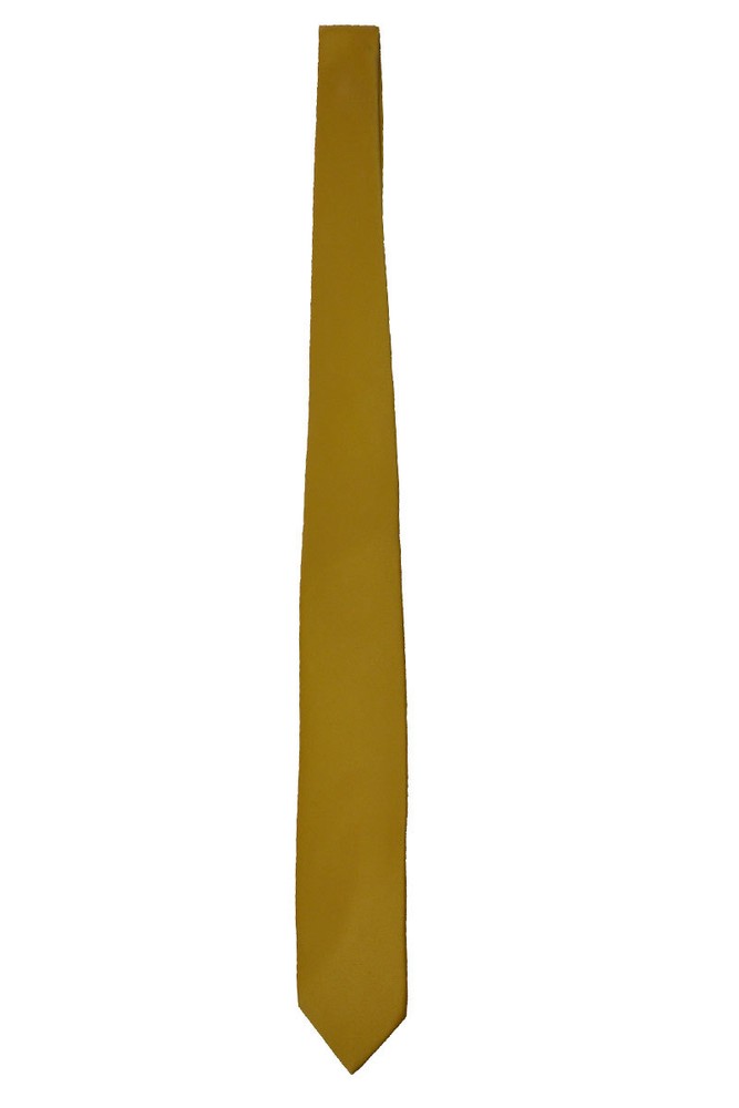 Men's solid  color narrow tie width 2 1/2 inches
