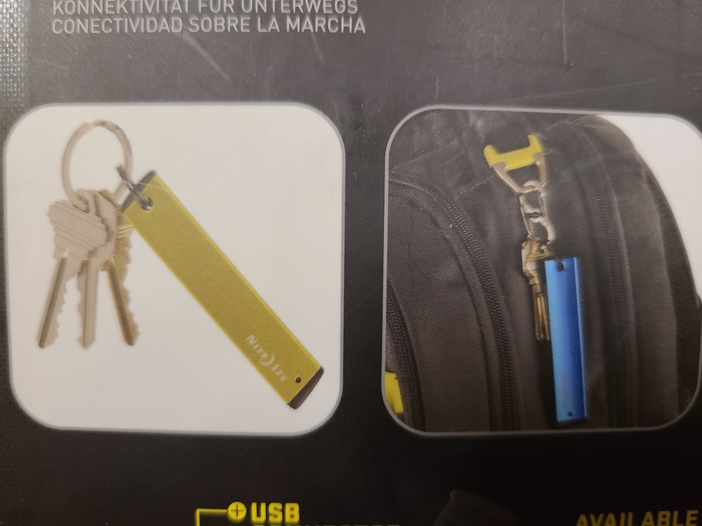 Nite Ize PowerKey Data Cable for Apple Charging Syncing Portable Keychain Power