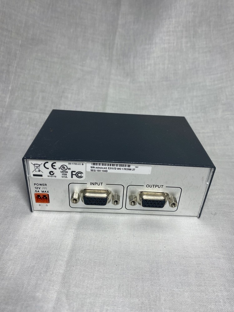 Extron SEQ 100 15HD Skew Equalizer Excellent Used Condition