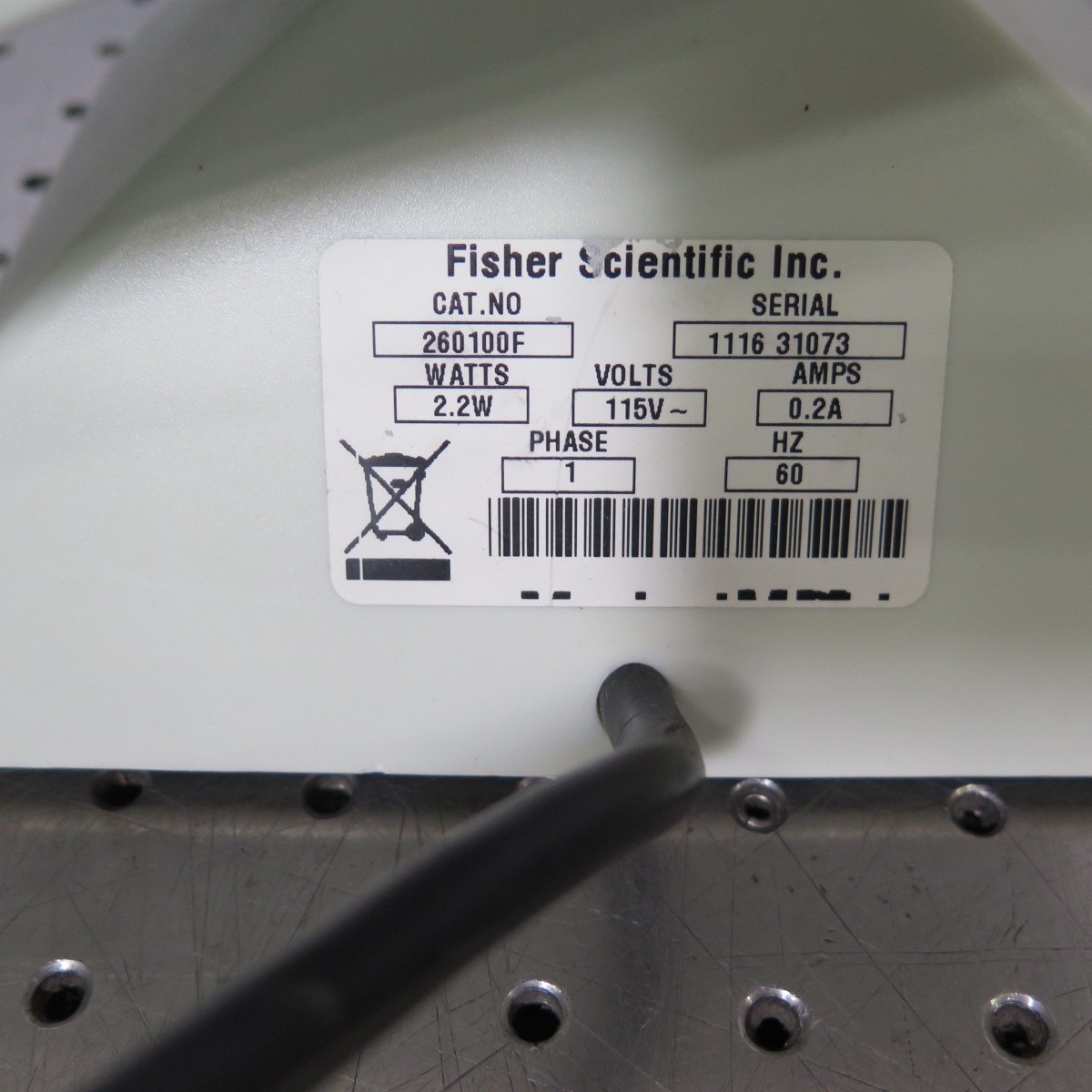 R202021 Fisher Scientific Tube Mixer 260100F