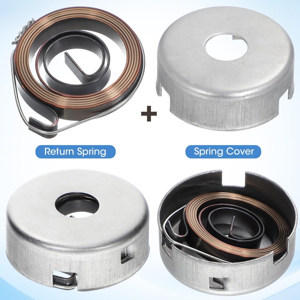 Drill Press Return Spring Set, Quill Feed Coil Replacement for Workshop Repair