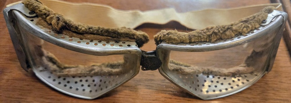 Vintage Cesco Dispatch Riders/ Pilot Aviator Goggles