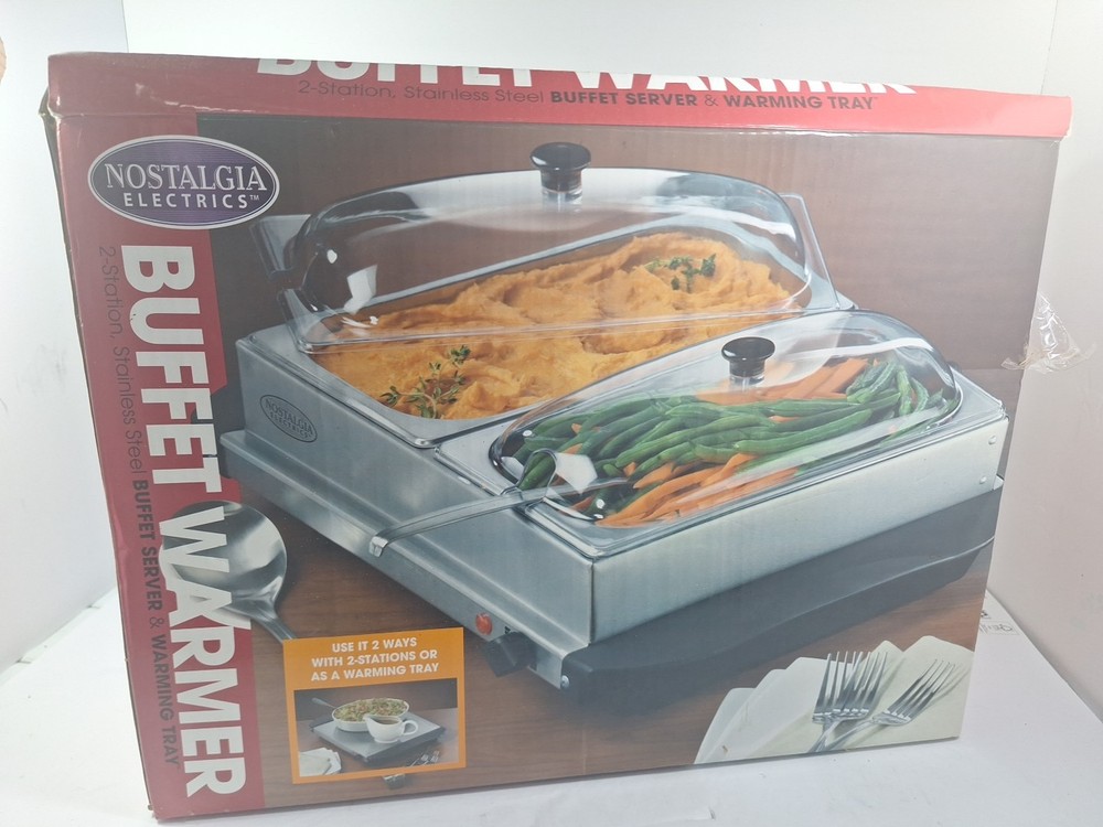 Nostalgia Electrics Buffet Warmer - Opened, NIB