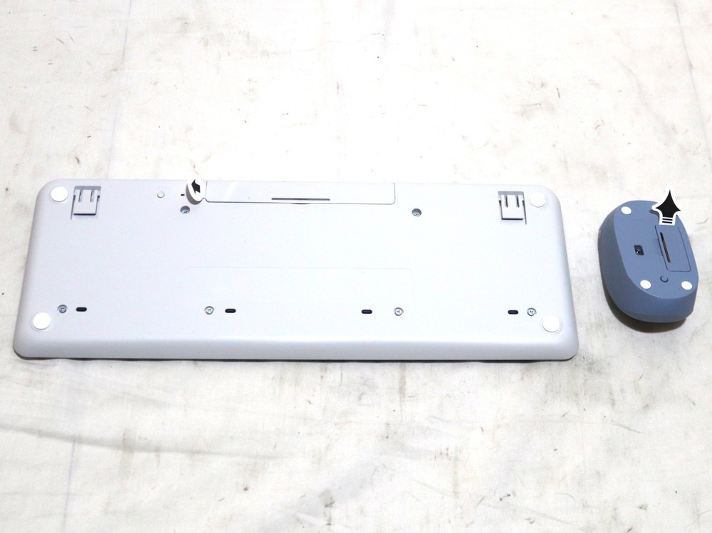 Logitech Compact Bluetooth Keyboard & Mouse Combo - Blue/Gray