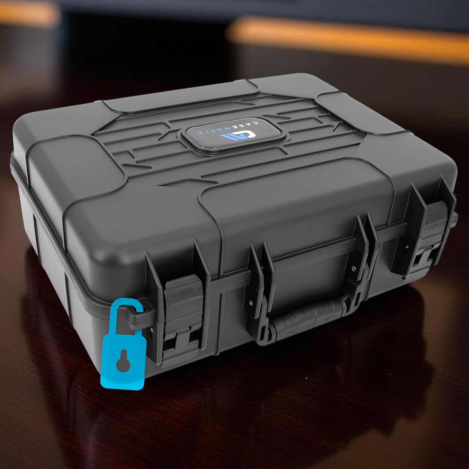 Casematix Hard Microphone Case fits Shure & Sennheiser Wireless Mic Systems