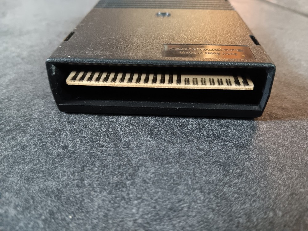 Commodore 64 Tooth Invaders Compiter Game Cartridge Tested/Works