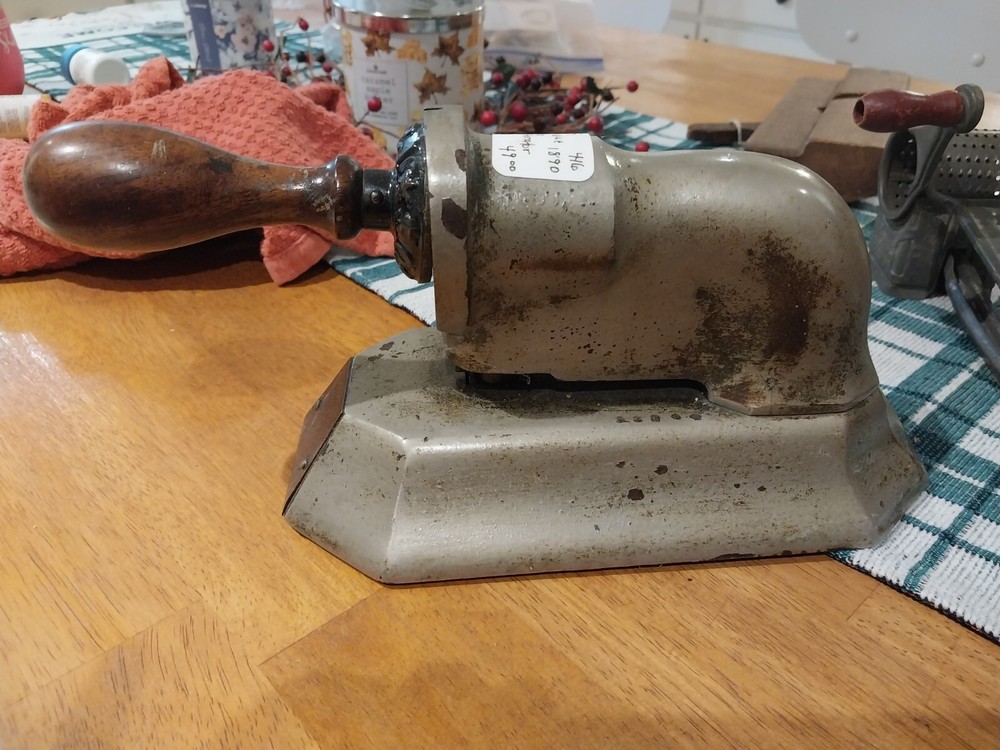antique check perforator