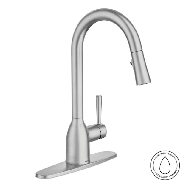 Moen Adler Mediterranean Bronze Single Handle Deck-mount Pull-down Kitchen