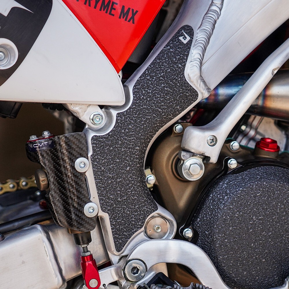 Black Frame Guards 2002-2007 Honda CR125 Grip Tape Protectors CR 125 125R CR125R