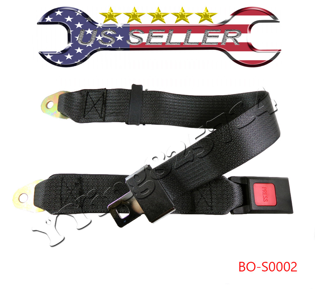 Adjustable Seat Belt Car Truck Lap Belt Universal 2 Point Safety Travel