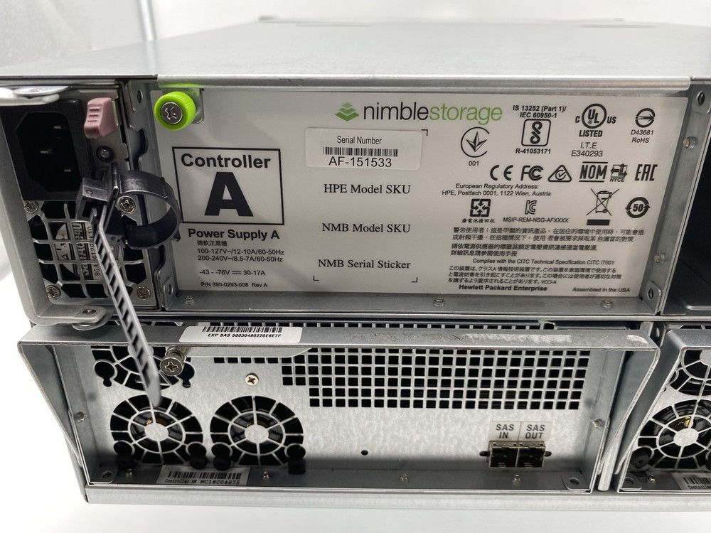 HPE Nimble Storage No Drives