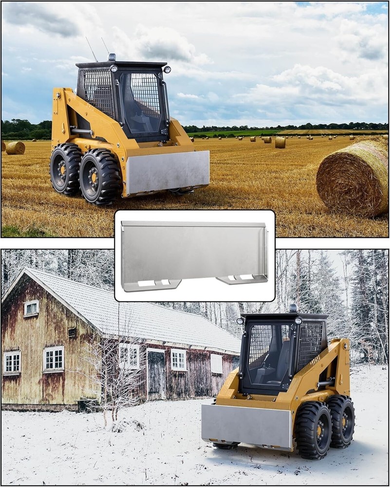 1/2" thick Skid Steer Mount Plate Adapter Loader Quick Tach Attachment