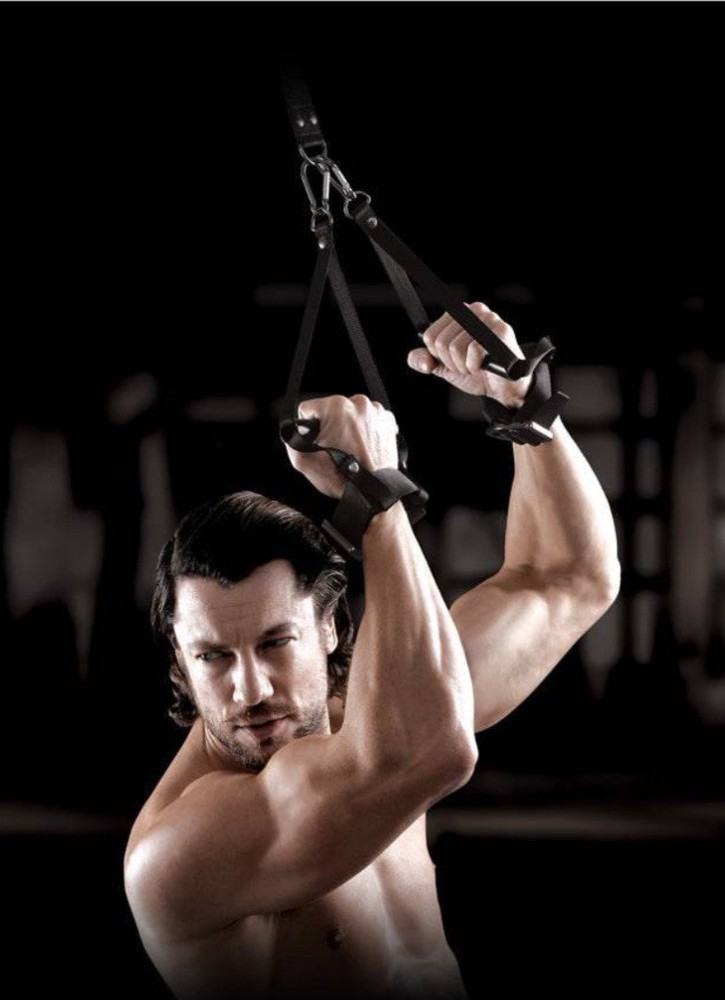 PIPEDREAM-Cuff Set Erotic Suspension COMMAND by Sir Richard's - Black