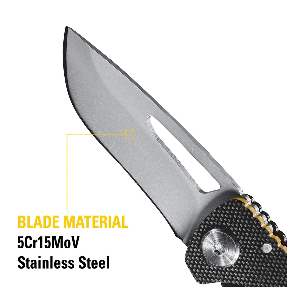 Cat 5 Inch Drop Point Folding Knife - 980010