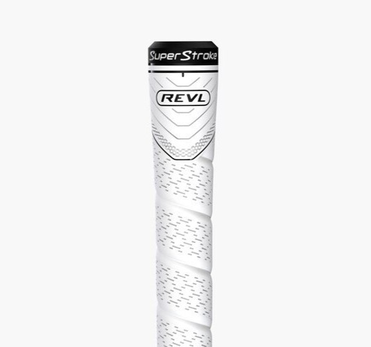 SuperStroke REVL Comfort Golf Club Grips White Genesis Wrap Design New