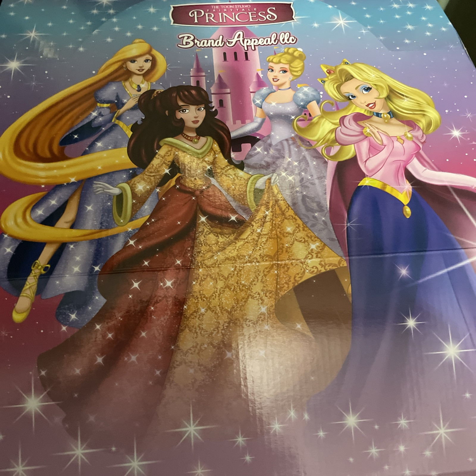 Fairytale Princess Small Handbags Purses 5.5”x4”x3” pink-Lot of 3