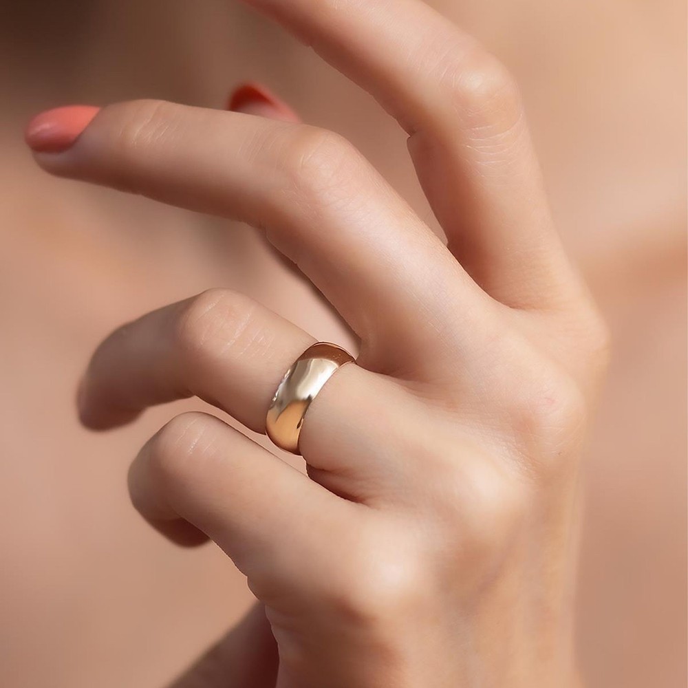 Solid 925 Sterling Silver Gold Plated Band Ring Handmade Round Eternity Ring