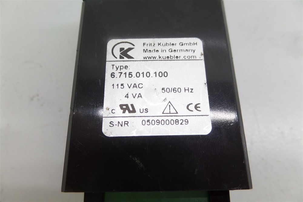 Kubler 6.715.010.100 Digital Panel Meter