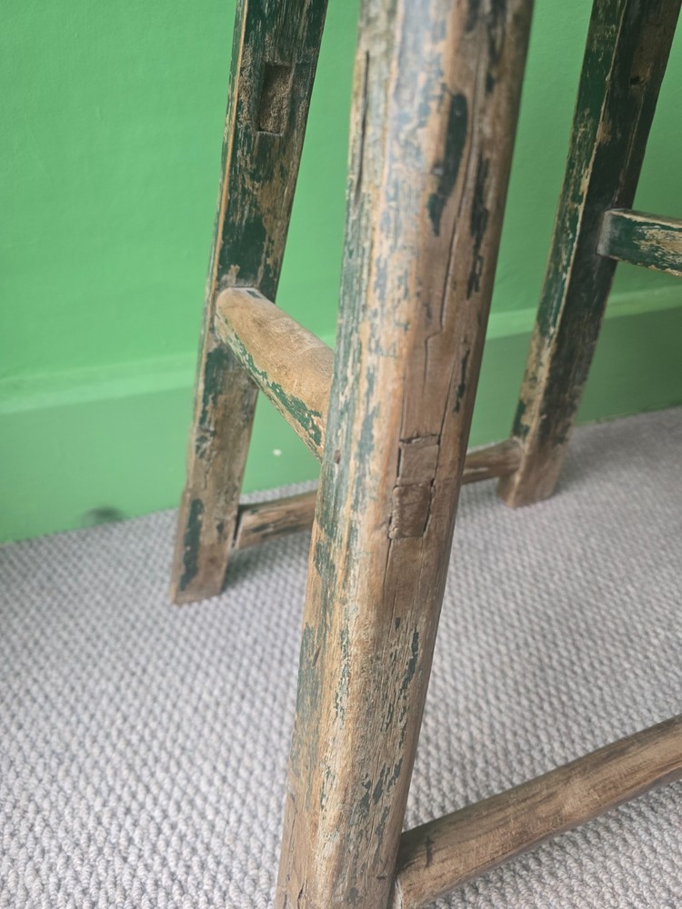 Stunning vintage workbench stool