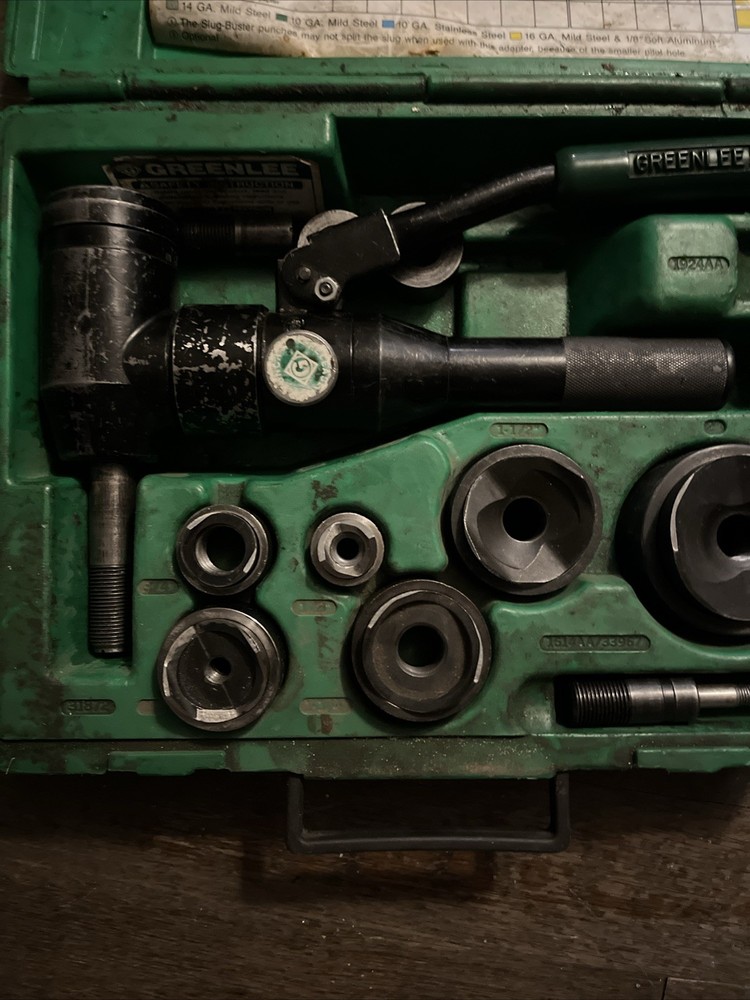 Greenlee 7904SB Hydraulic Quick Draw Punch Driver Set